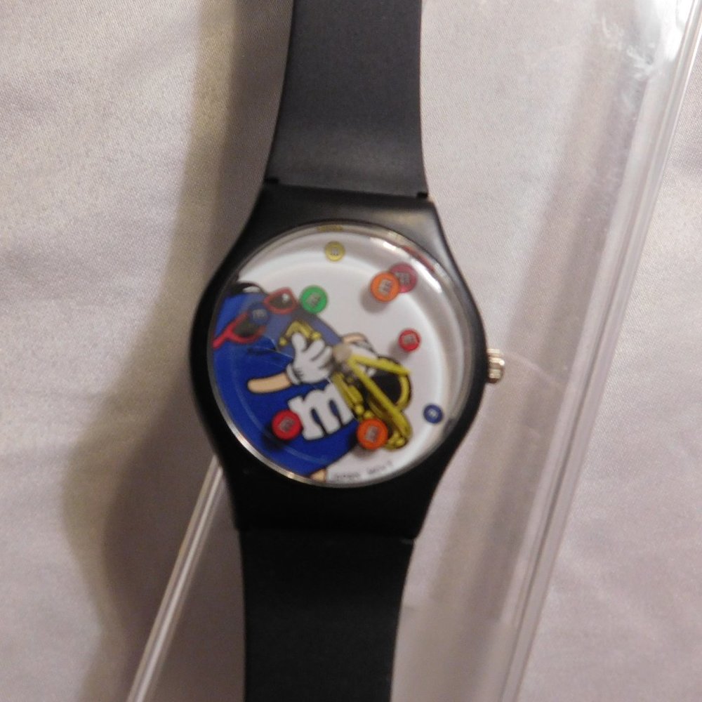 Vintage M&M's Saxophone Playing Watch 1996